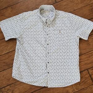 Alexander Julian White Casual Button Down Shirt
